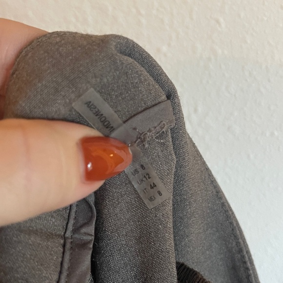 Tahari Grey Straightleg Trouser - Picture 5 of 5